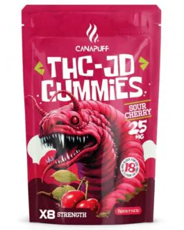 THCJD Gummies Sour Cherry