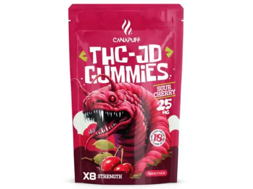 THCJD Gummies Sour Cherry, HHC, HHC legal, HHC España, CBD, THC, Vaper España, Vapeadores España